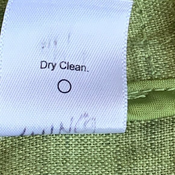 Coldwater Creek Linen Button Front Shirt-Jacket Sz M (10/12) Green #118D - Picture 8 of 10